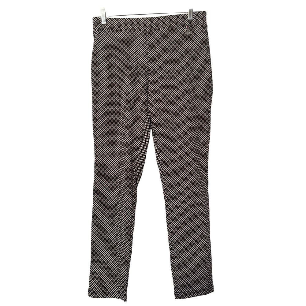 Tommy Hilfiger Pull On Patterned Casual Pants, Size 10